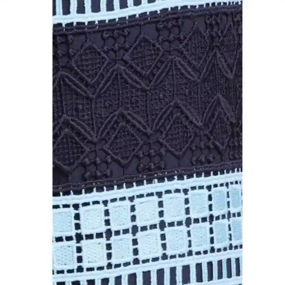 Ted Baker Candaca Blue Off Shoulder Lace Dress - Picture 7 of 7